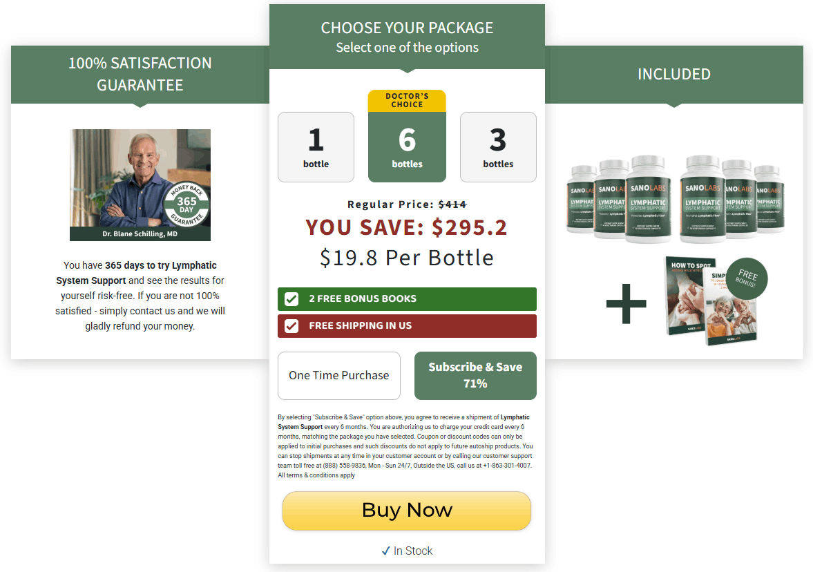 Lymphatic System Support Official Website USA